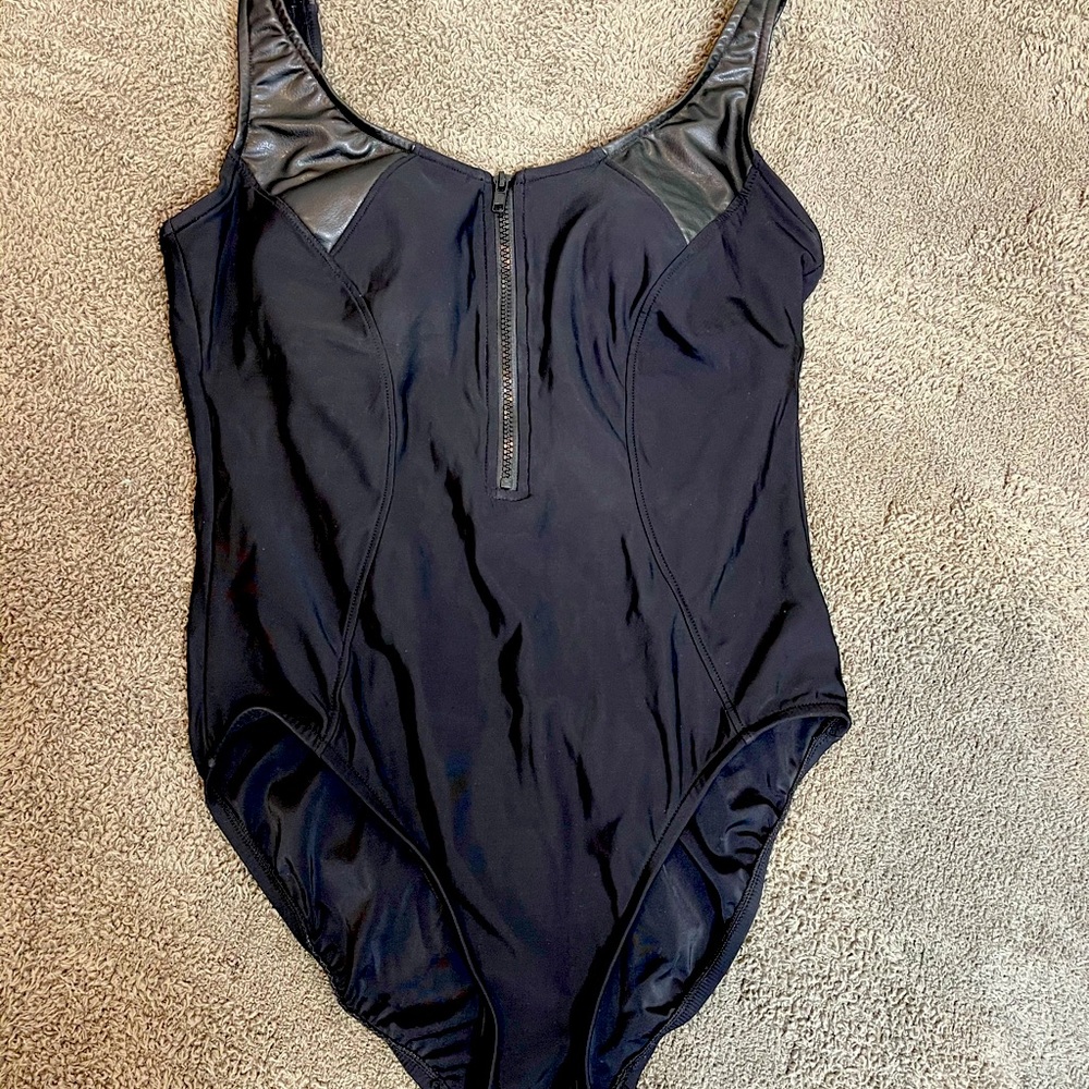 Black modern swimsuit